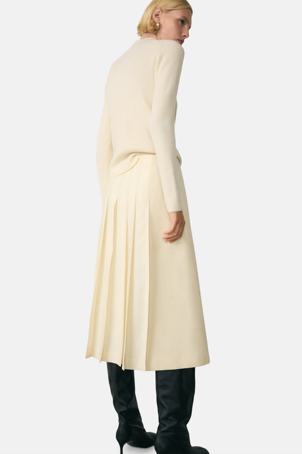 Pull col montant Blanc - MANGO
