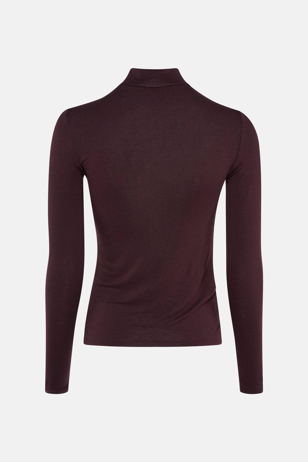Top uni manches longues Brun - MANGO