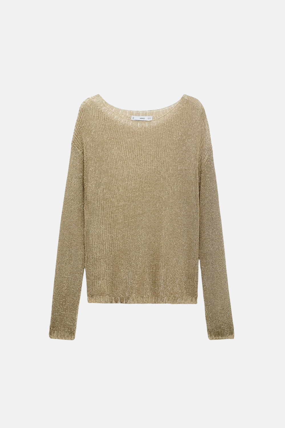 Trui met ronde hals Goud - MANGO