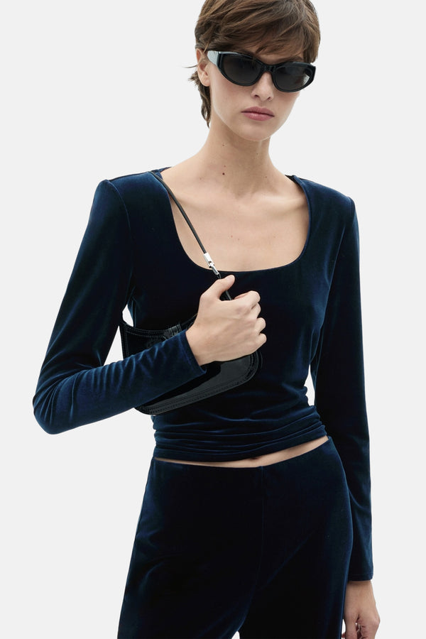 T-shirt (manches courtes) Bleu - MANGO