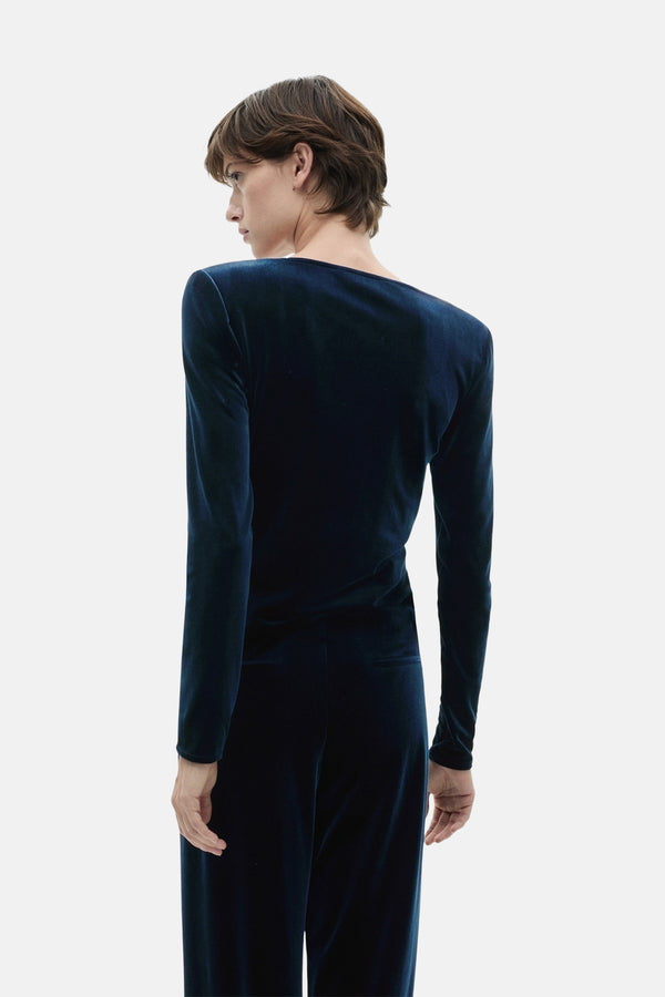 T-shirt (manches courtes) Bleu - MANGO