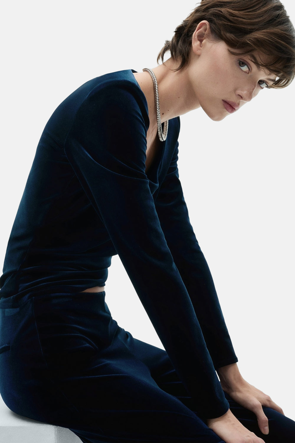 T-shirt (manches courtes) Bleu - MANGO