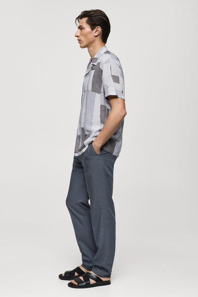 Hemd (lange mouwen) Grijs - MANGO