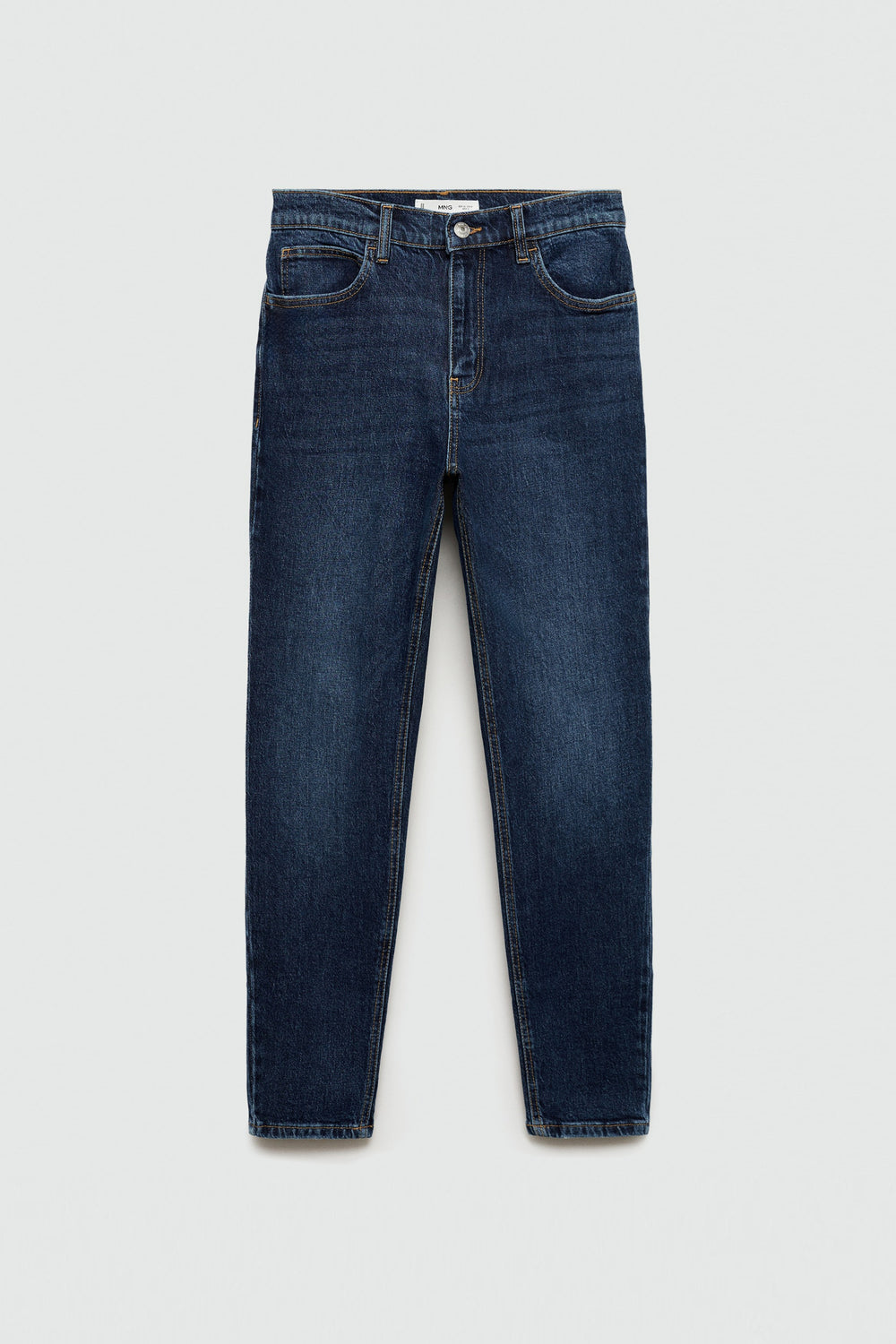 Jean Mom DARK BLUE DENIM - MANGO