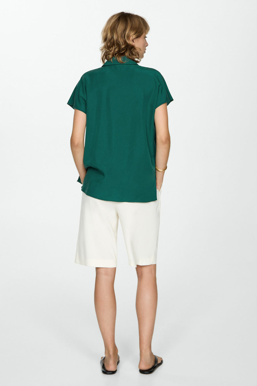 Chemisier (manches courtes) Vert - MANGO