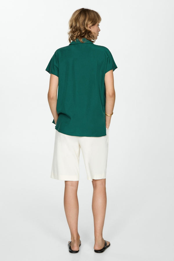 Chemisier (manches courtes) Vert - MANGO