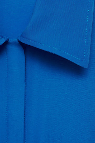Kleedje Blauw - MANGO