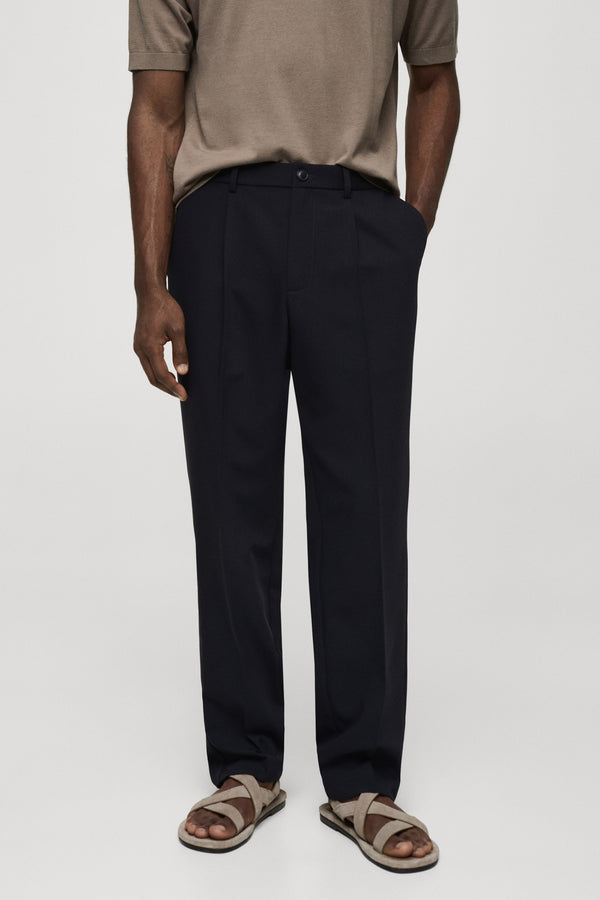 Pantalon Bleu - MANGO