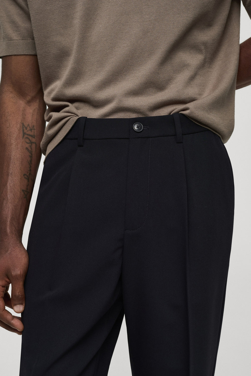 Broek Blauw - MANGO