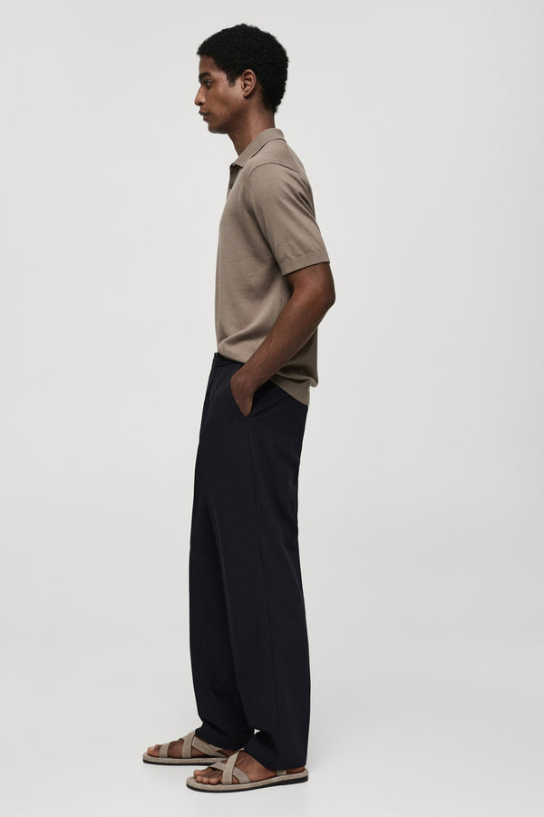 Pantalon Bleu - MANGO