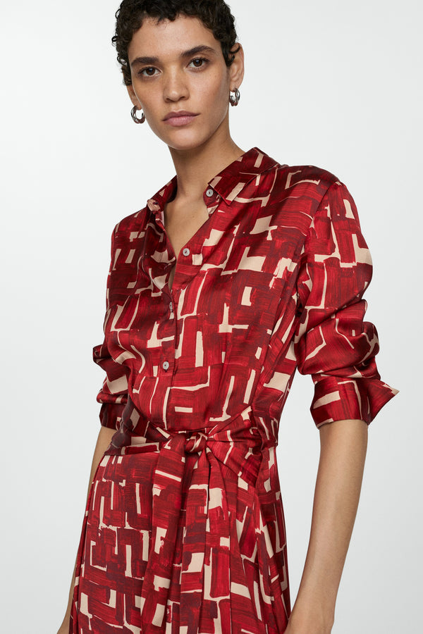 Robe  Rouge - MANGO