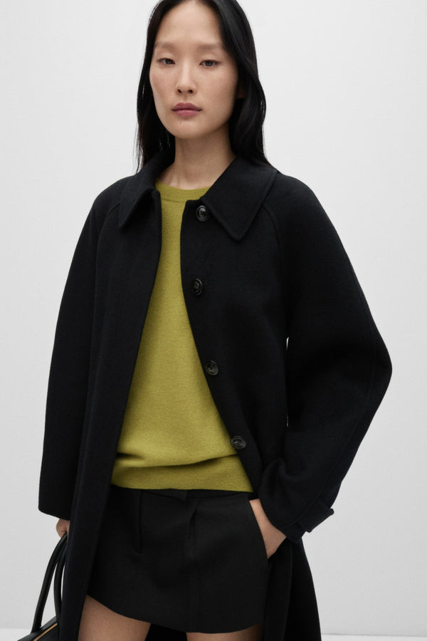 Pull col rond Vert - MANGO