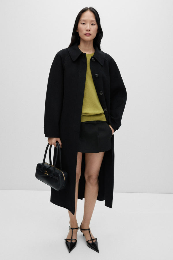 Pull col rond Vert - MANGO
