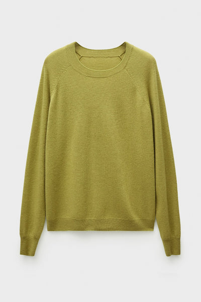 Pull col rond Vert - MANGO