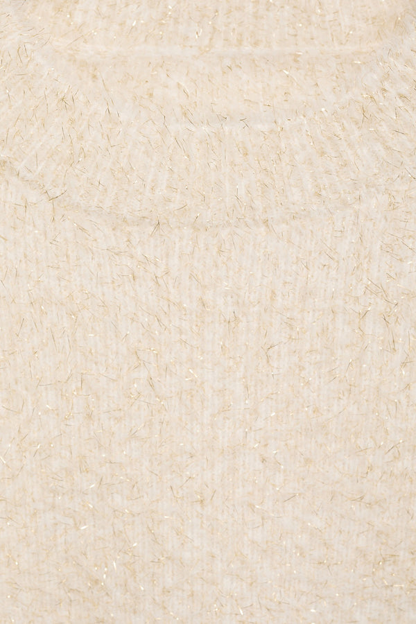 Pull col rond Blanc - MANGO