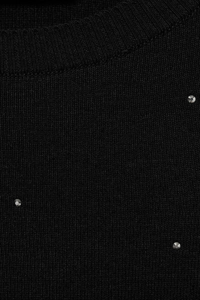 Pull col rond Noir - MANGO