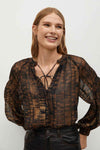 Blouse - bruin