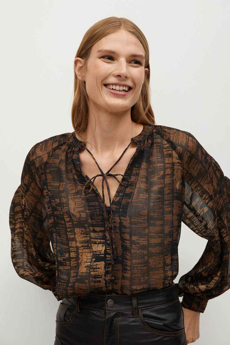 Blouse - brun