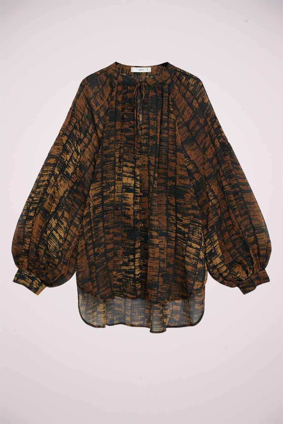 Blouse - bruin