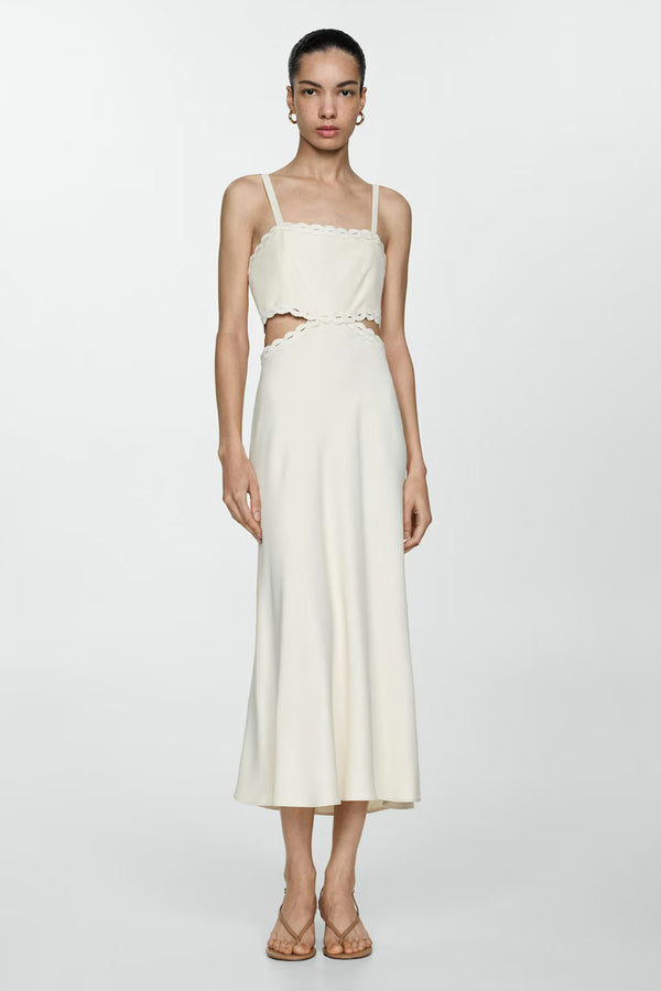 Robe  Beige - MANGO