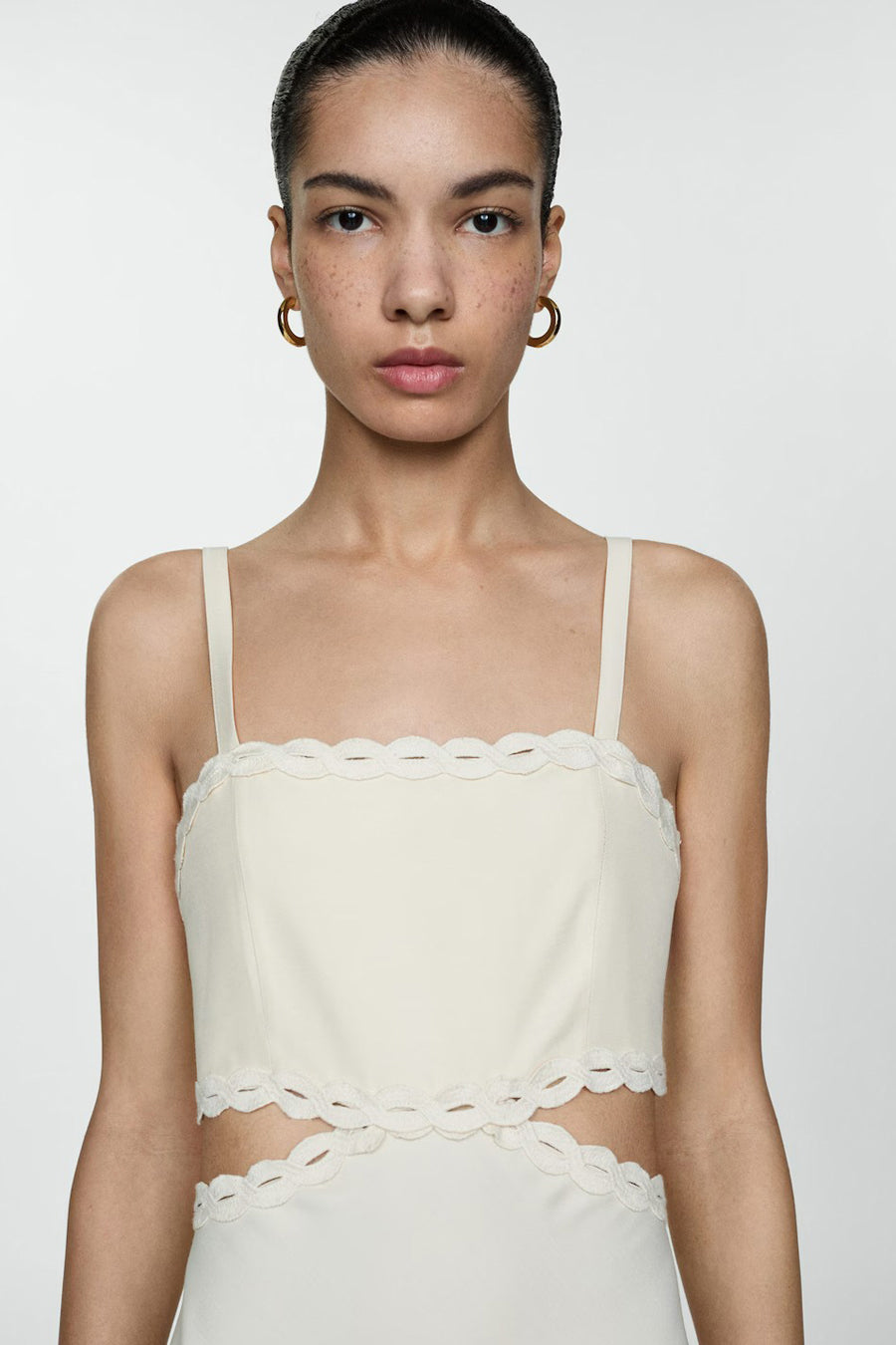 Robe  Beige - MANGO