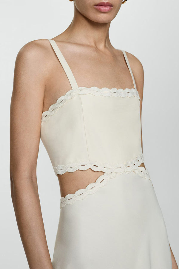 Robe  Beige - MANGO