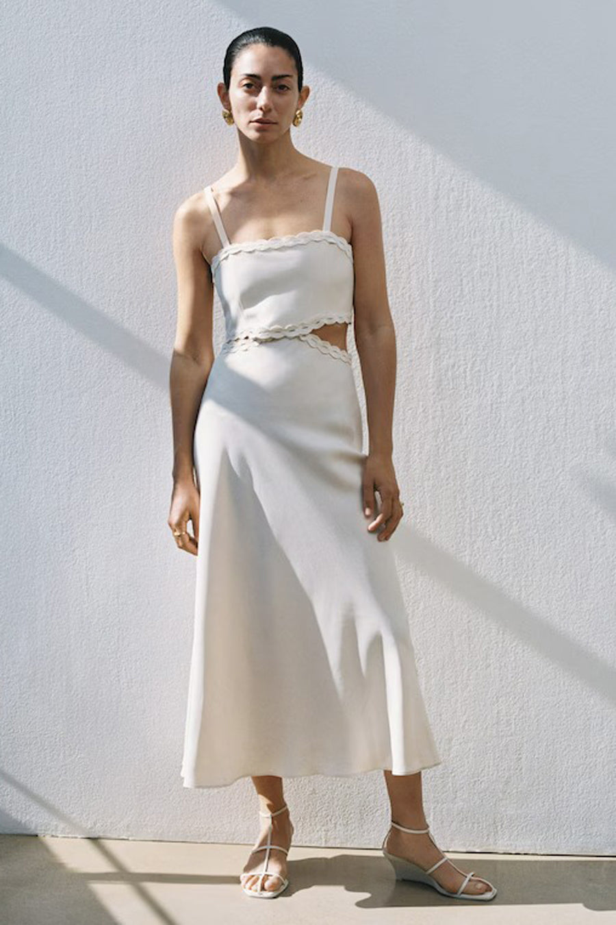 Robe  Beige - MANGO