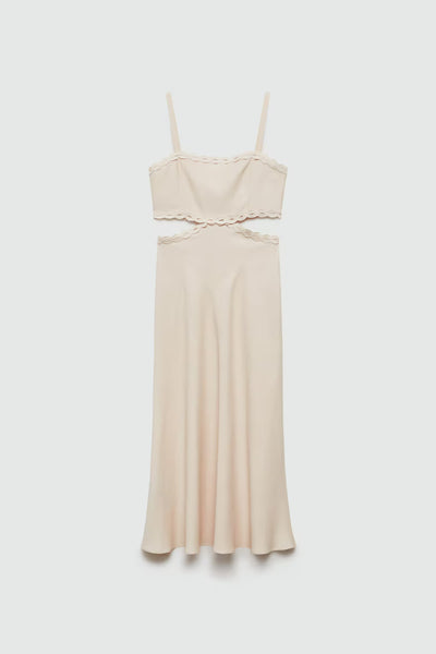 Robe  Beige - MANGO