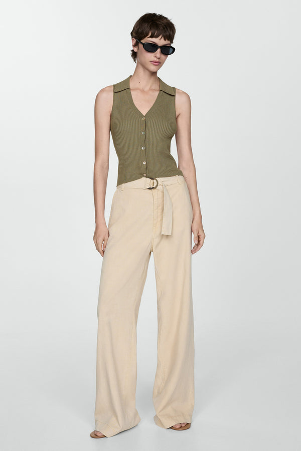 Top (sans manches) Vert - MANGO