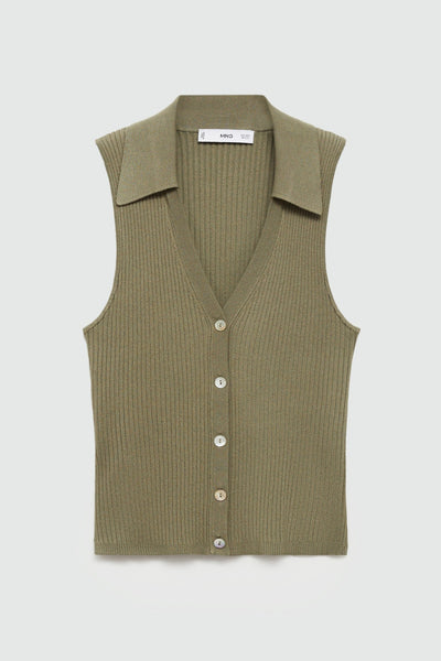 Top (sans manches) Vert - MANGO