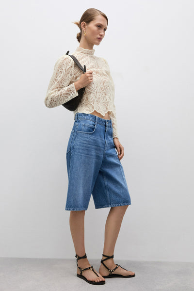 Blouse (lange mouwen) Beige - MANGO