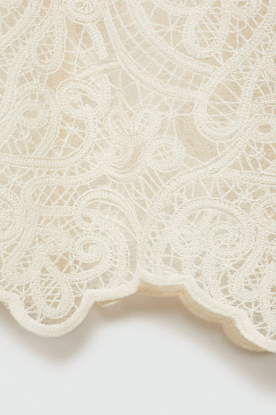 Blouse (lange mouwen) Beige - MANGO