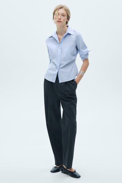 Chemisier (manches longues) Bleu - MANGO