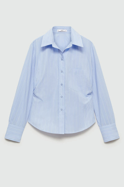 Chemisier (manches longues) Bleu - MANGO