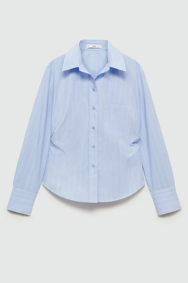 Chemisier (manches longues) Bleu - MANGO