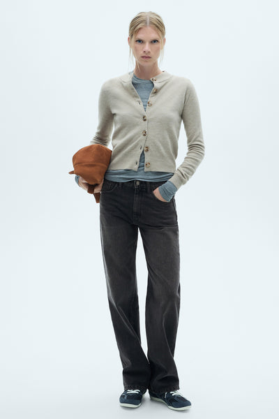 Jeans straight Zwart - MANGO