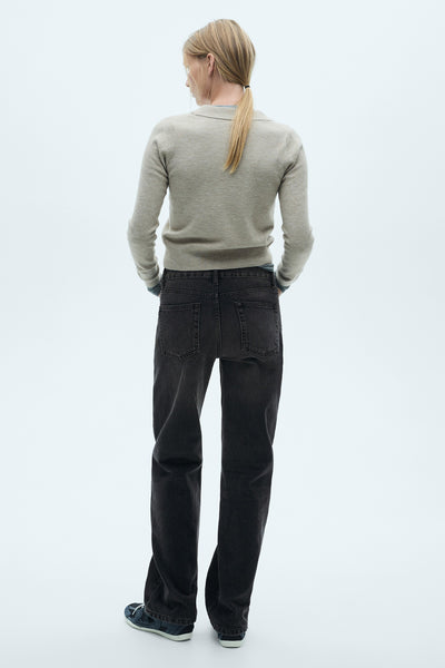 Jeans straight Zwart - MANGO