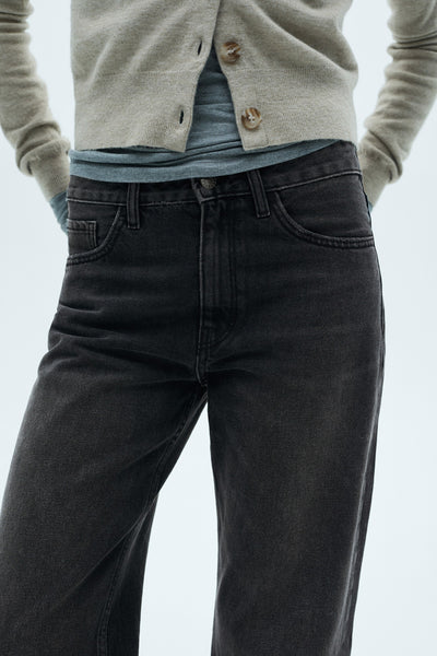 Jeans straight Zwart - MANGO