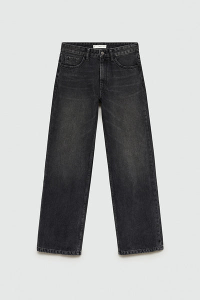 Jeans straight Zwart - MANGO