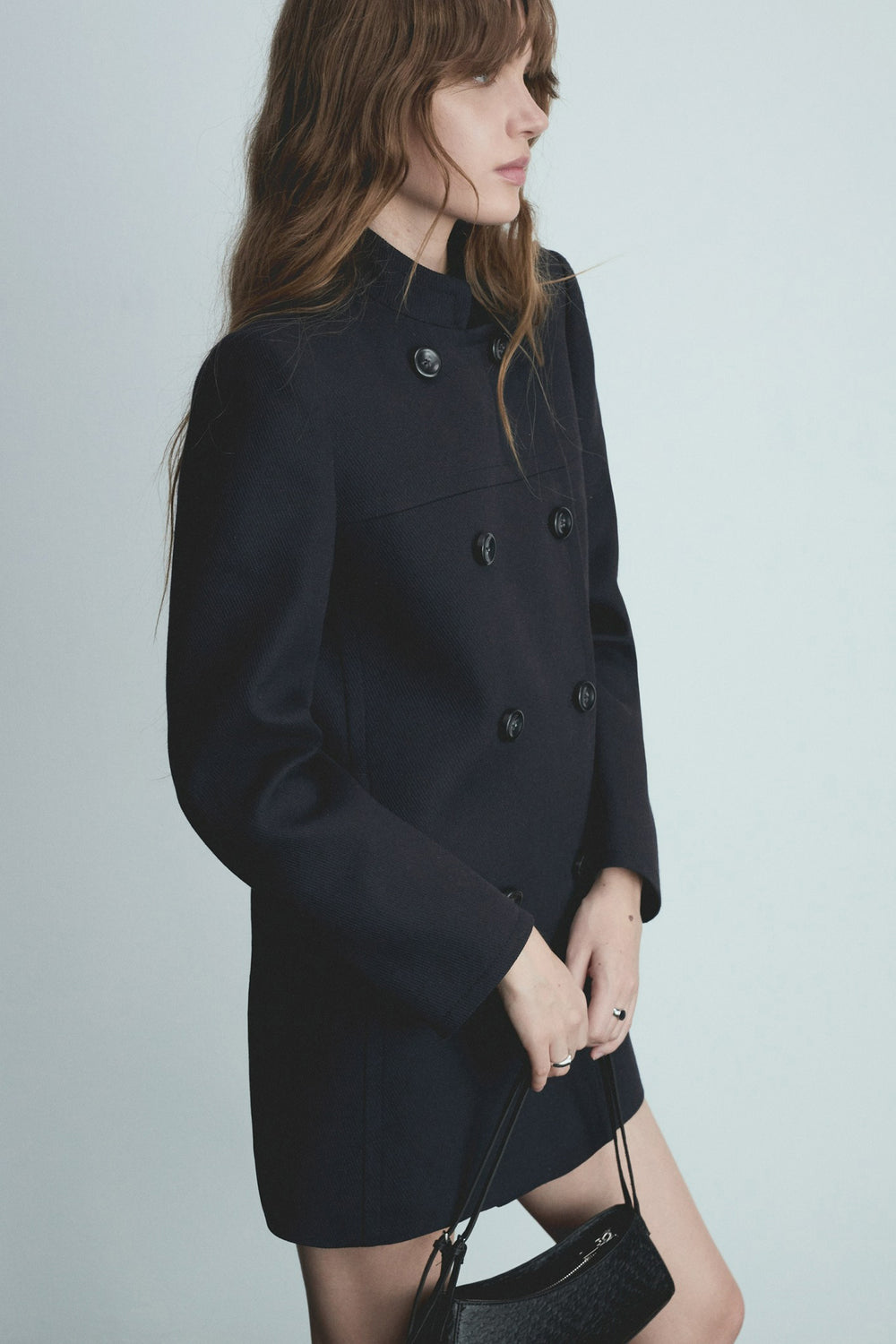 Veste longue Bleu - MANGO