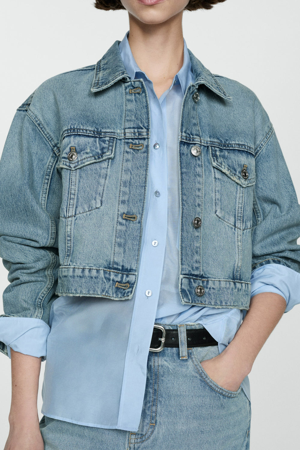 Jeansjas Denim - MANGO