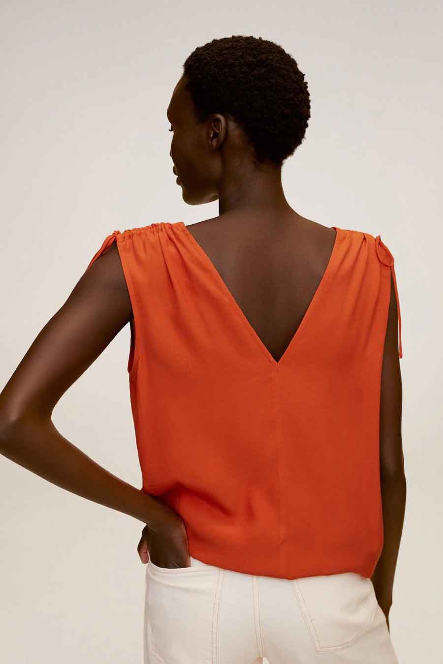 Blouse - orange