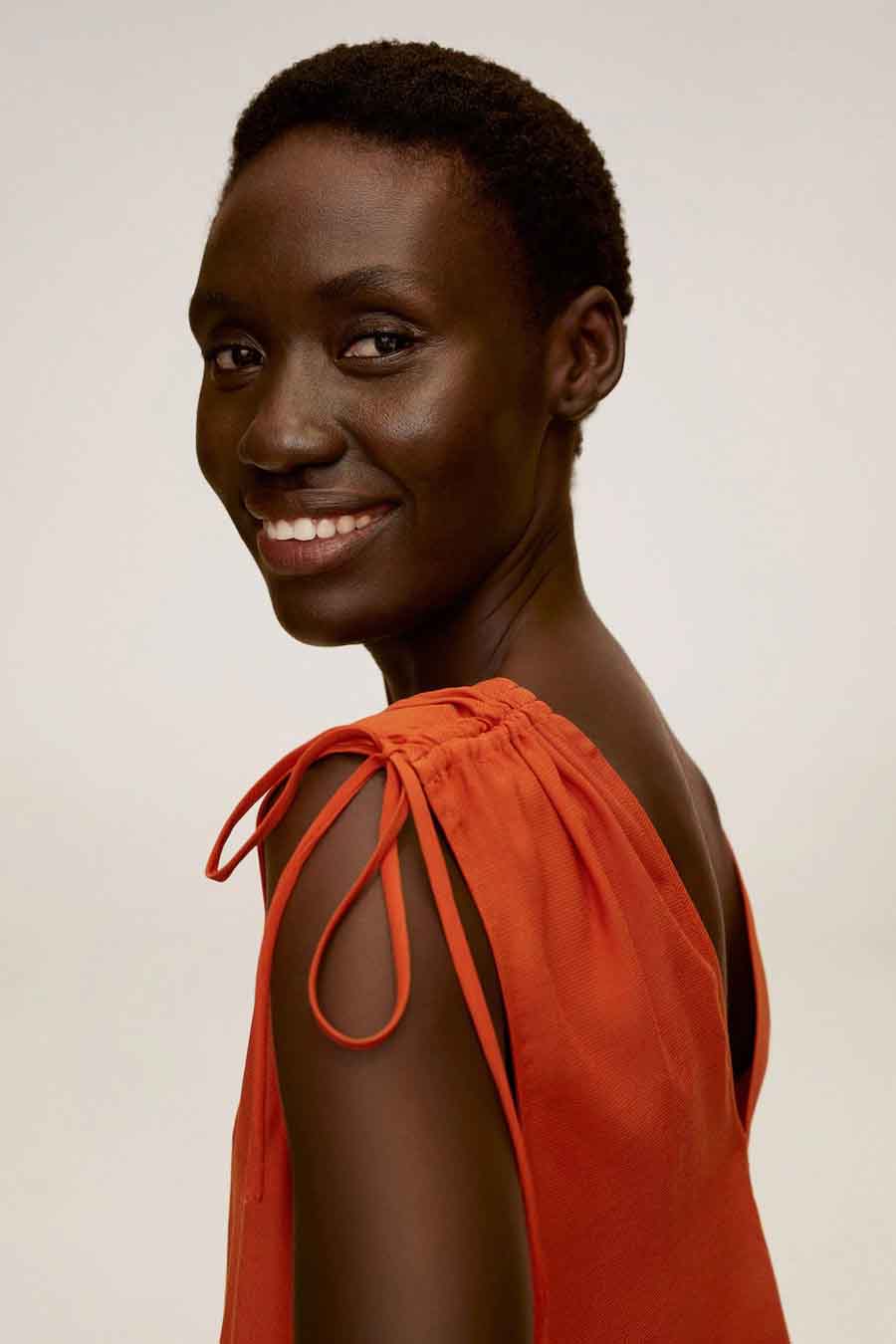 Blouse - orange