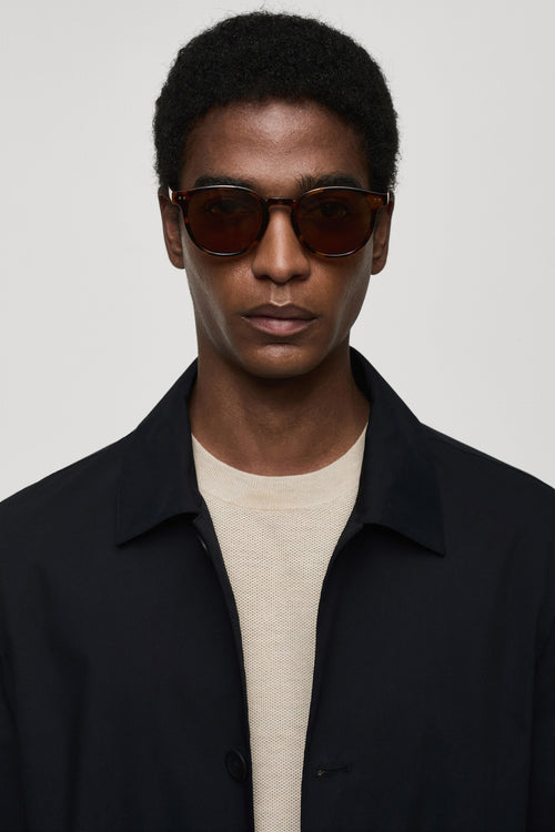 Veste longue Bleu - MANGO