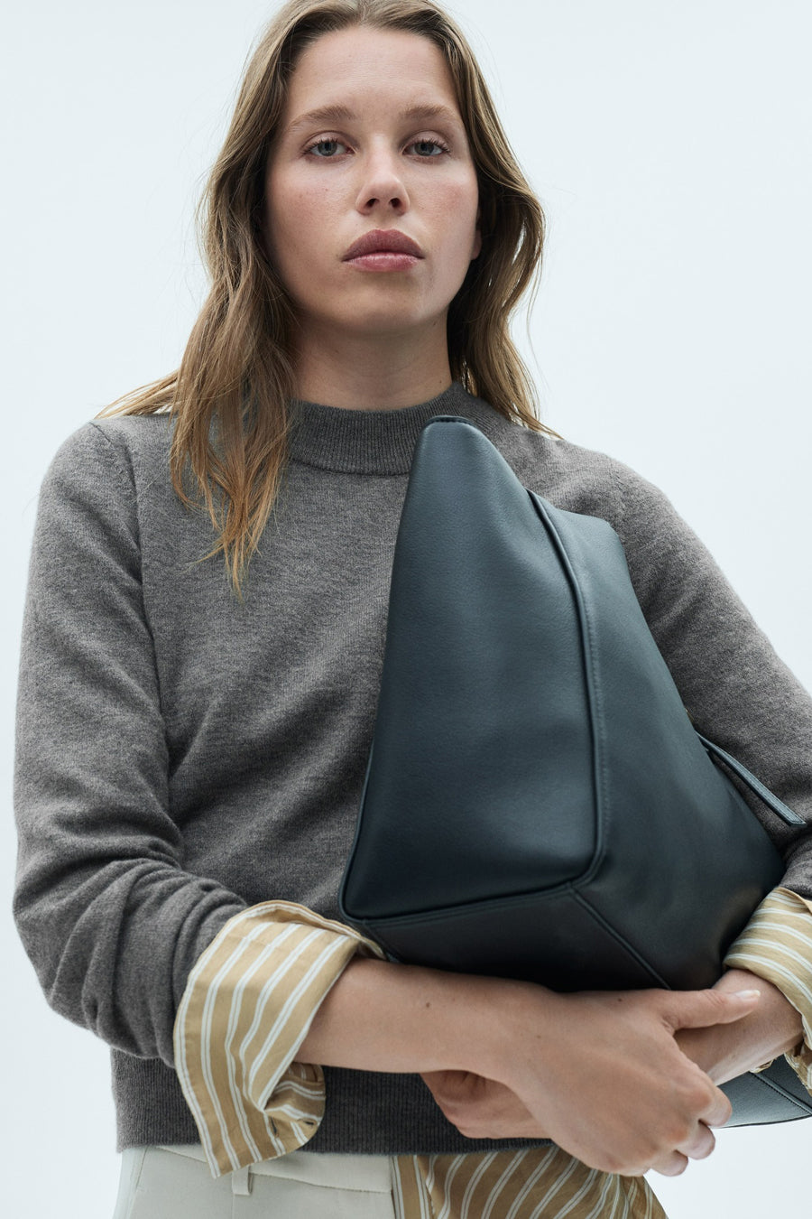 Pull col rond Noir - MANGO