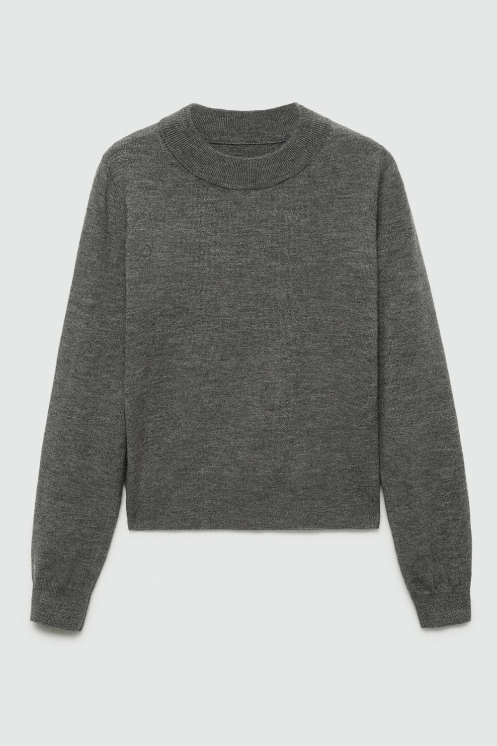 Pull col rond Noir - MANGO