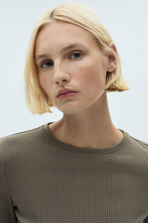 Top (lange mouwen) Bruin - MANGO