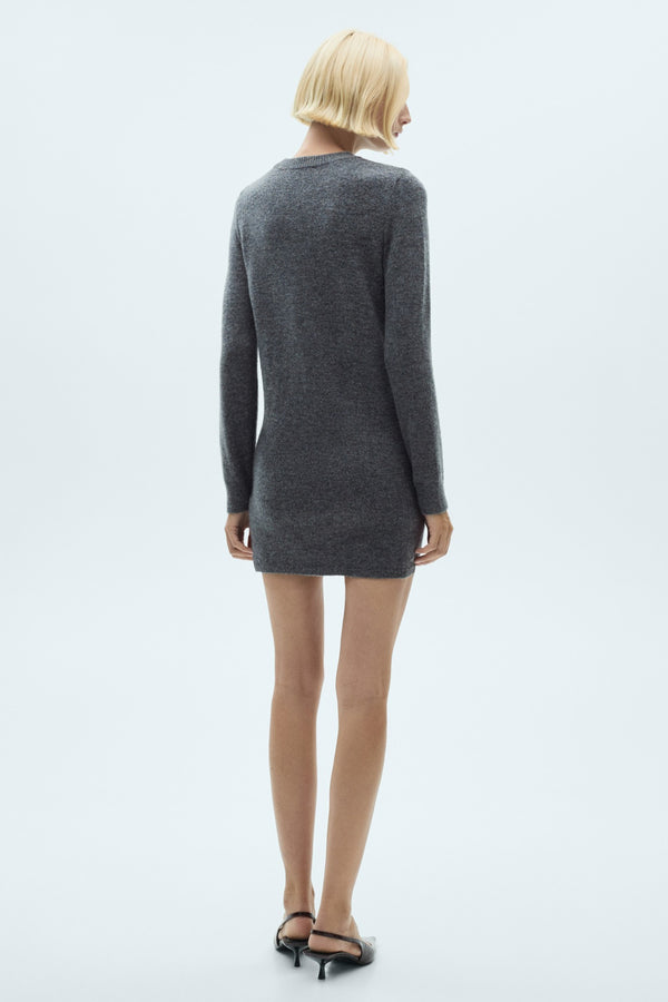Robe  Gris - MANGO
