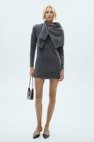 Robe  Gris - MANGO