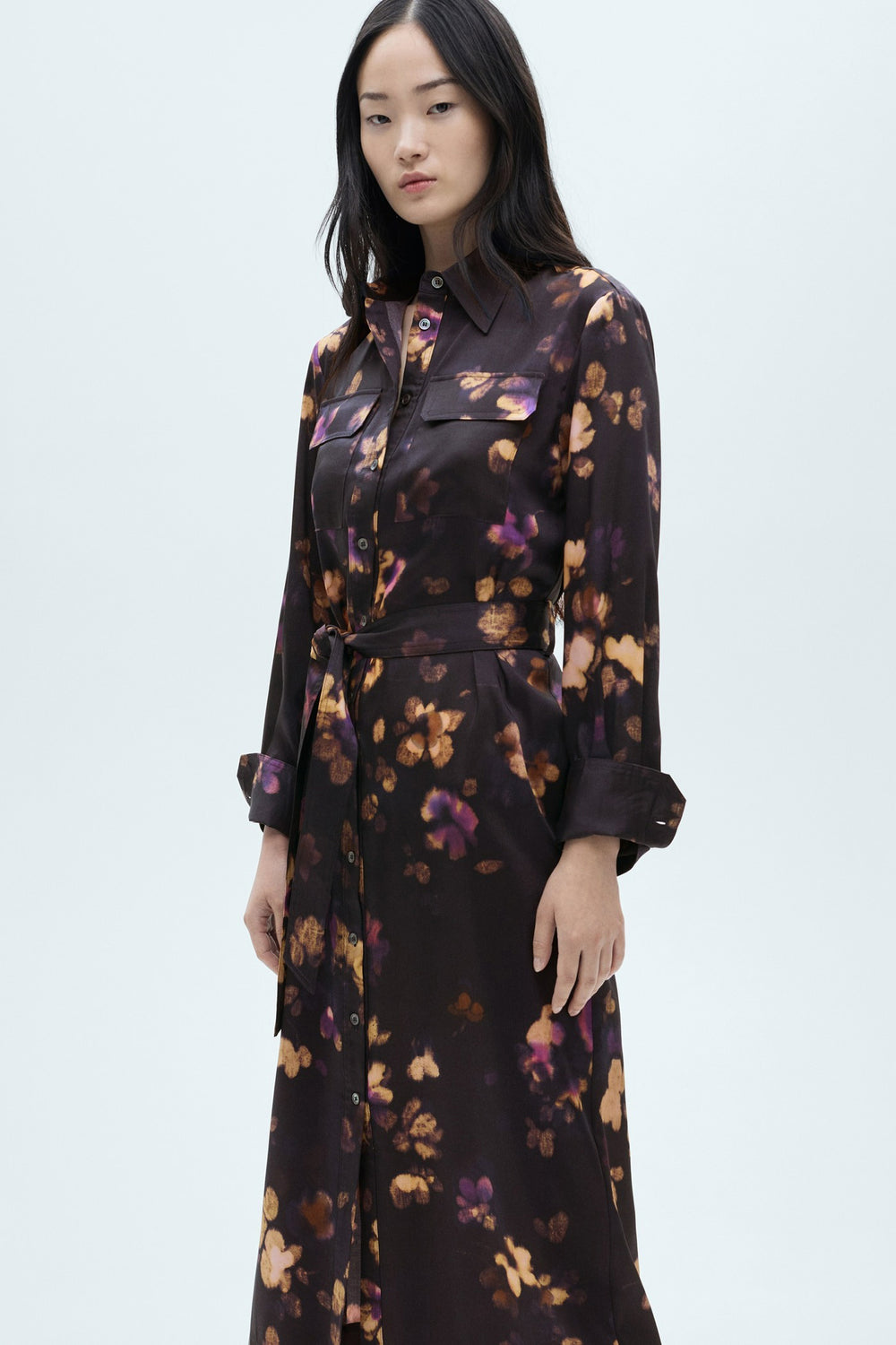Robe  Mauve - MANGO